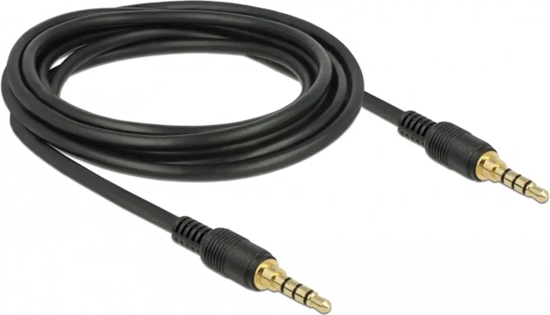 Delock 3,5mm Jack 4-polig Audio/Video Kabel 3m - AWG24