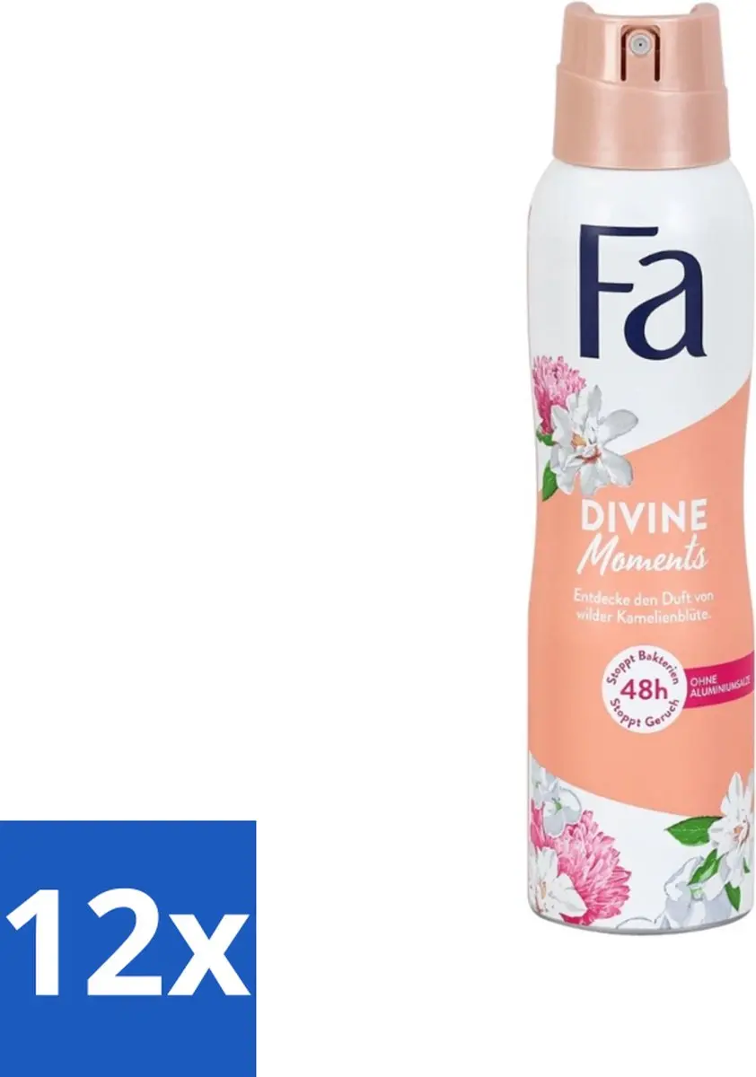 Fa Divine Moments Deodorant Spray Wilde Cameliabloesem 150ml