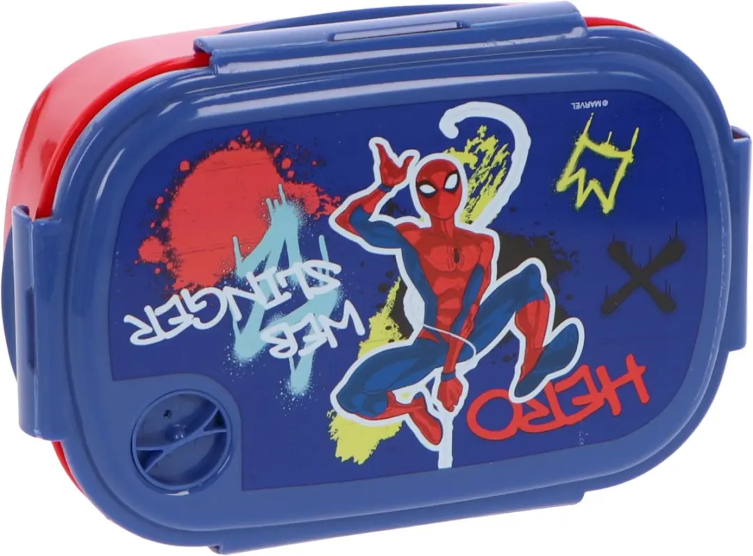 Spider-Man Lunchset 5-delig - Drinkfles, Lunchbox & 3 Snackboxen