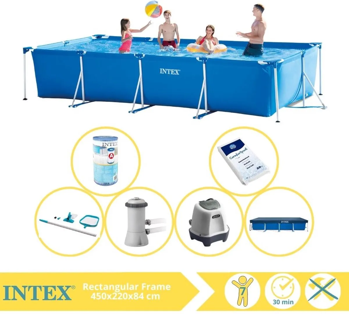 Intex 28273NP Opzetzwembad 450x220x84cm