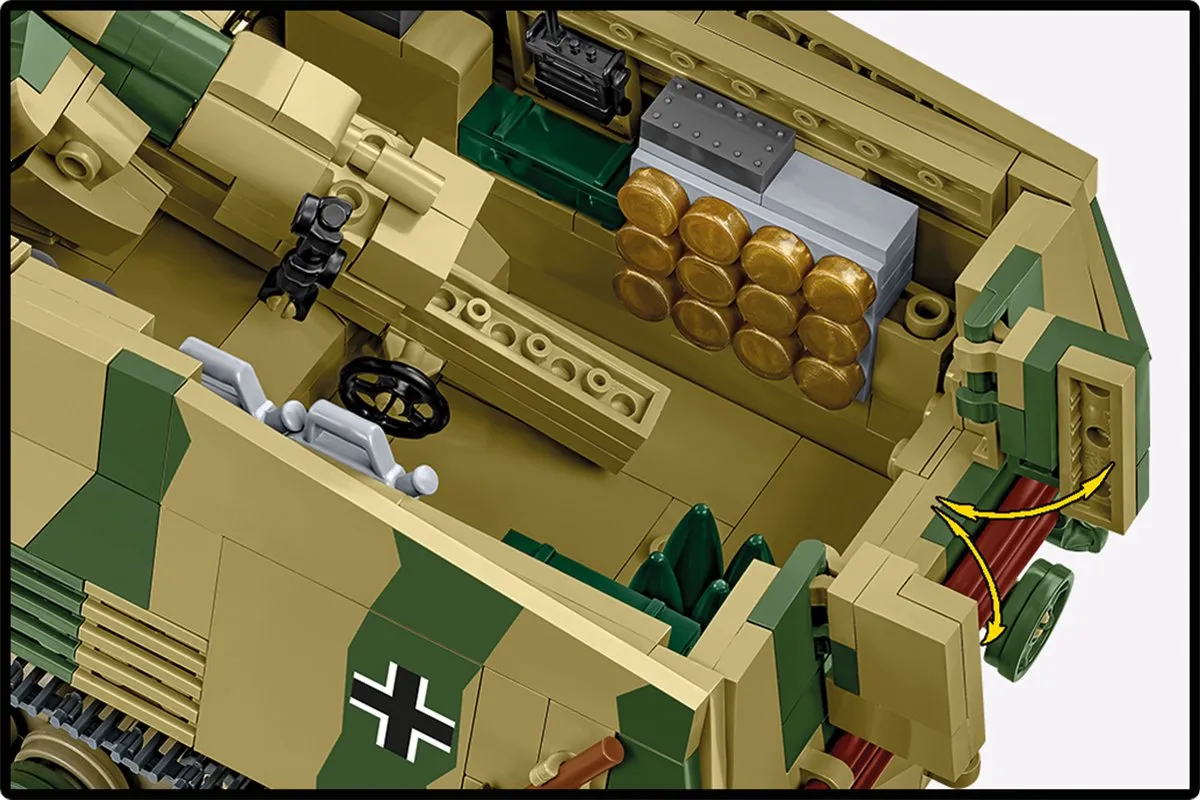 Cobi 2663 Panzer Hummel - 1116 Stuks - 2 Minifiguren