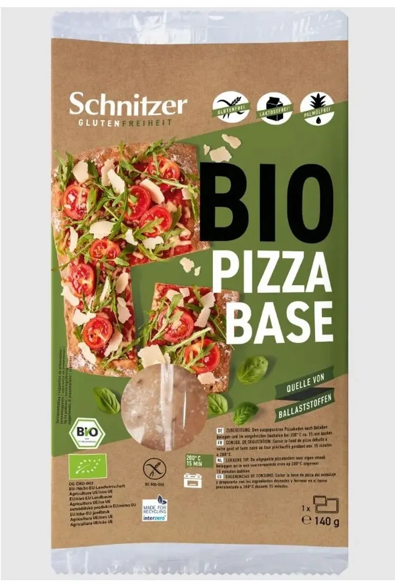 Schnitzer Glutenvrije Pizzabodem 140GR