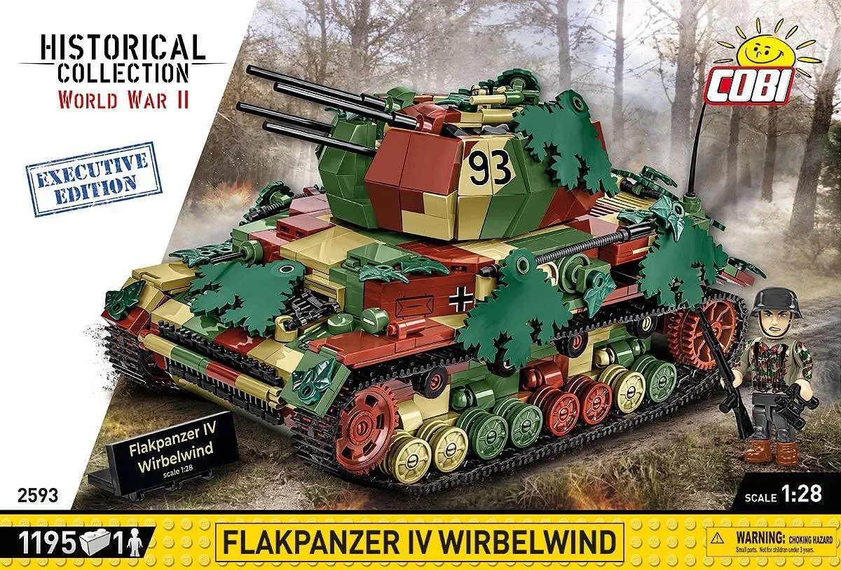 Cobi 2593 Flakpanzer IV Wirbelwind Executive Edition - 1195 Onderdelen