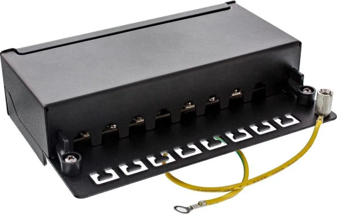 InLine CAT6a Patch Panel 1U 8 Poorten - Afgeschermd