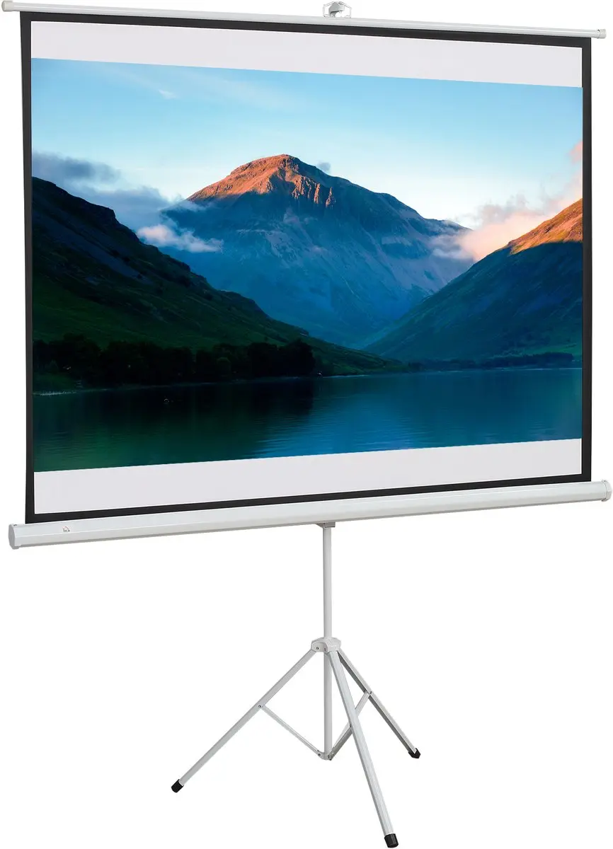 ECTEATOY Projectiescherm 84 Inch Wit - 4:3 - Hoogteverstelbaar Statief