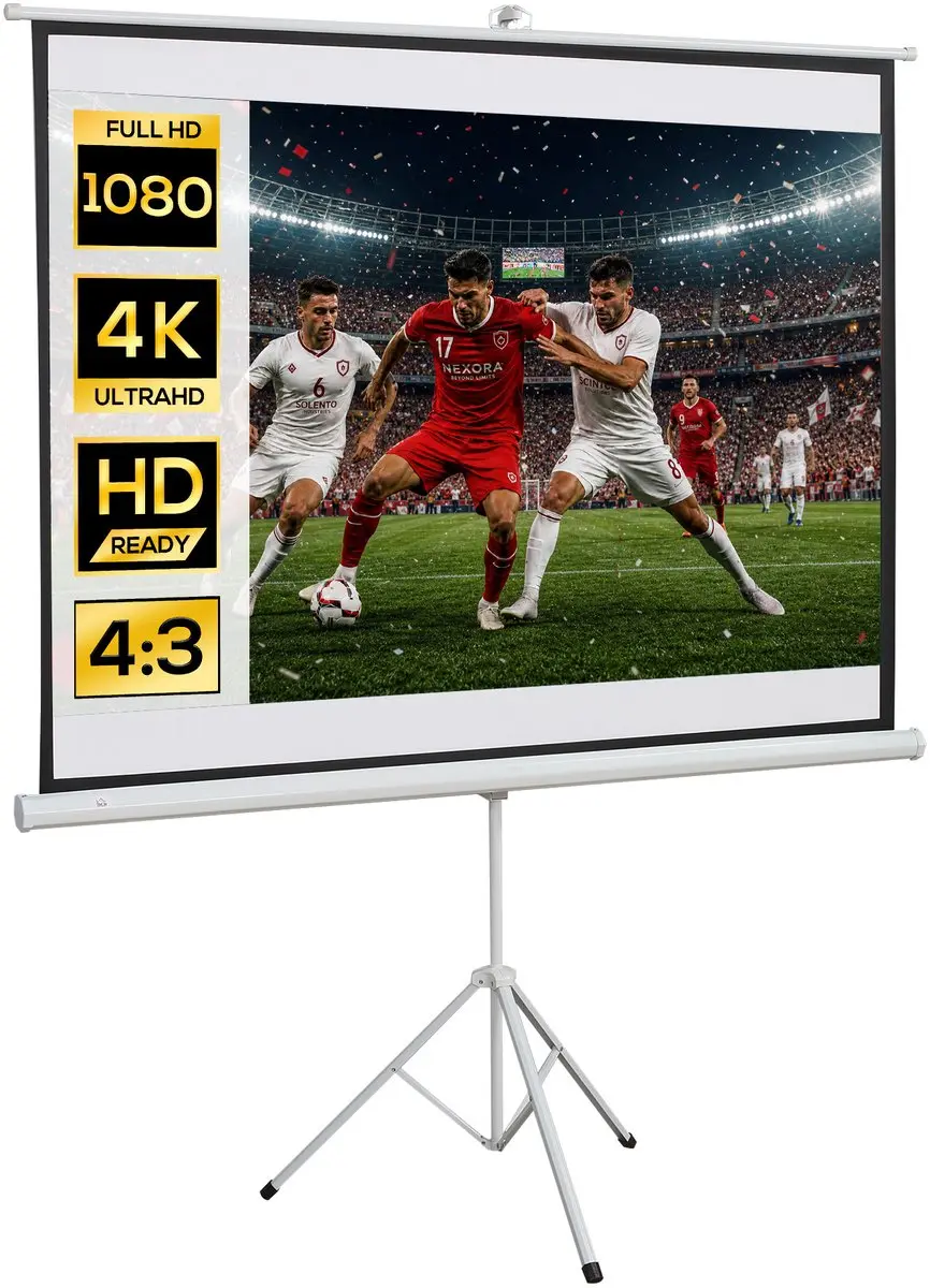 ECTEATOY Projectiescherm 84 Inch Wit