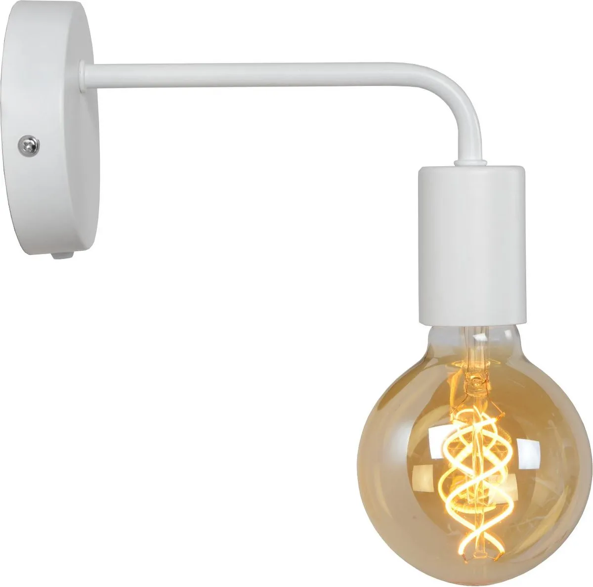 Lucide Scott Wandlamp E27 - Wit