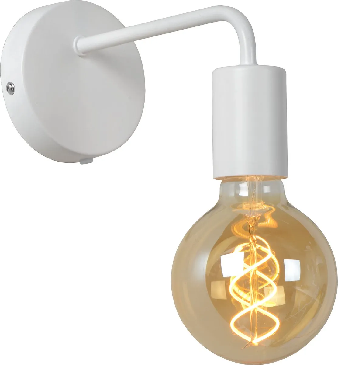 Lucide Scott Wandlamp E27 - Wit