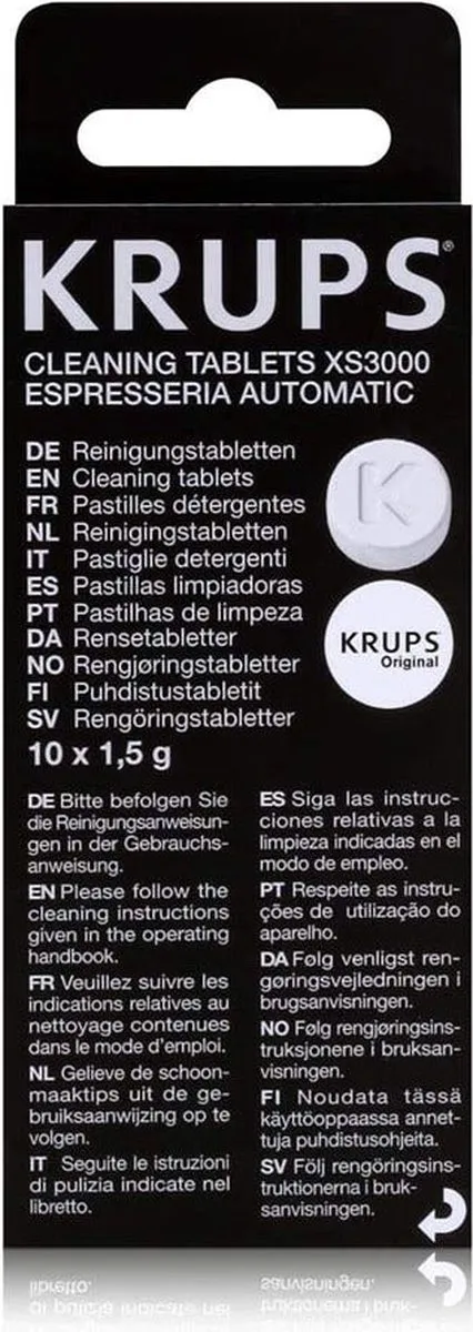 Krups XS3000 Reinigingstabletten
