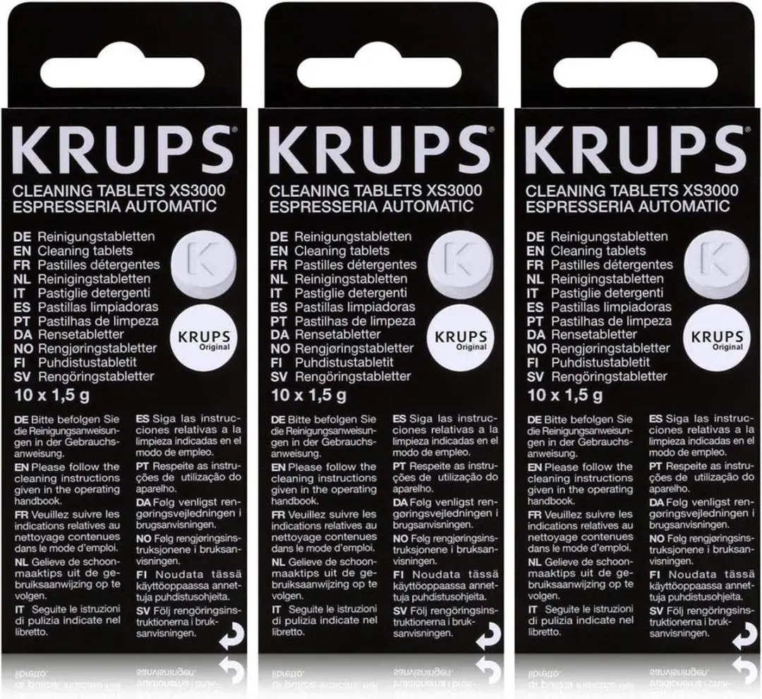 Krups XS3000 Reinigingstabletten - 30 Stuks