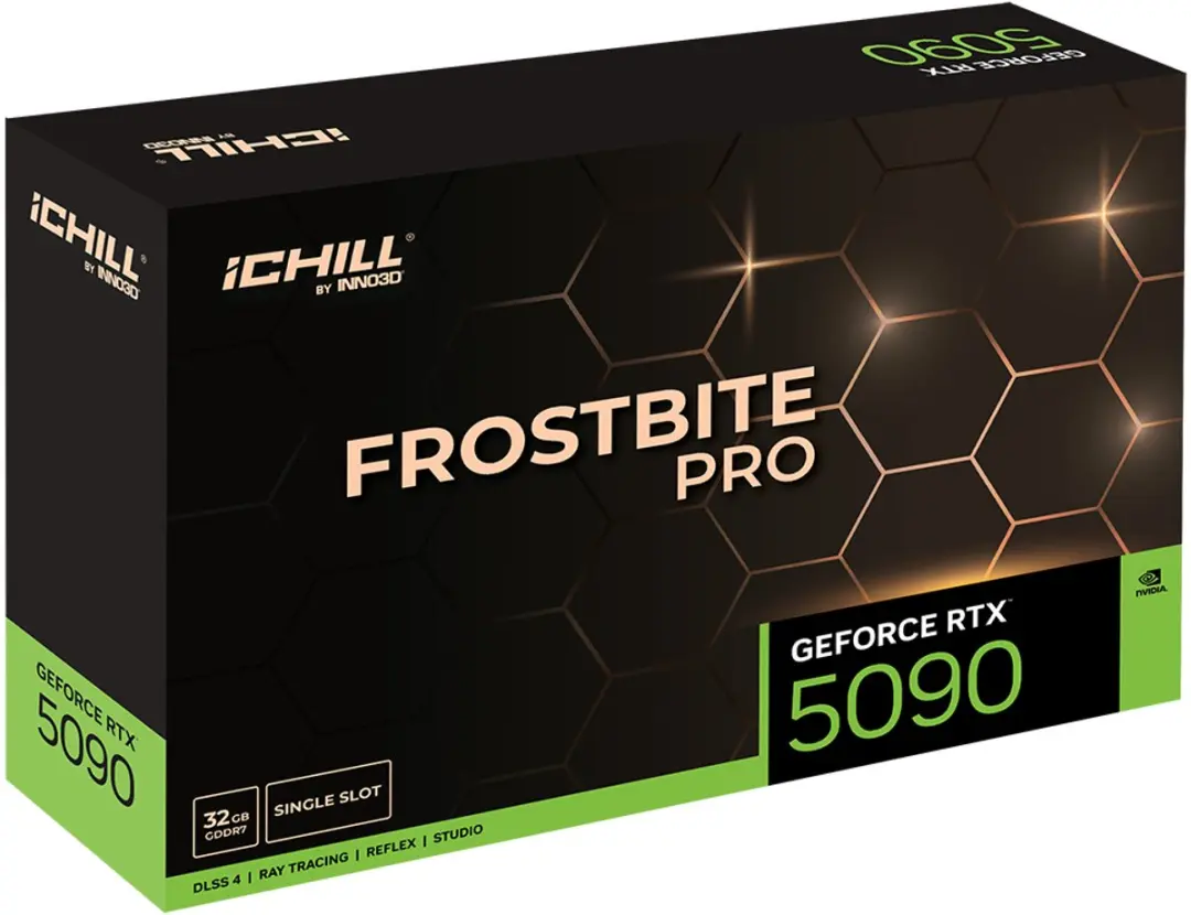 INNO3D NVIDIA GeForce RTX 5090 iChill Frostbite Pro 32GB - C50903-32D7X-1759FBP