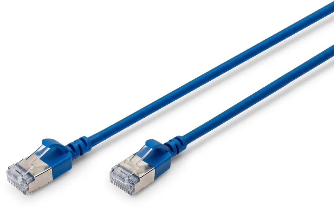 Digitus DK-1632-A-005S-B Netwerkkabel Cat6a Blauw 0,5m