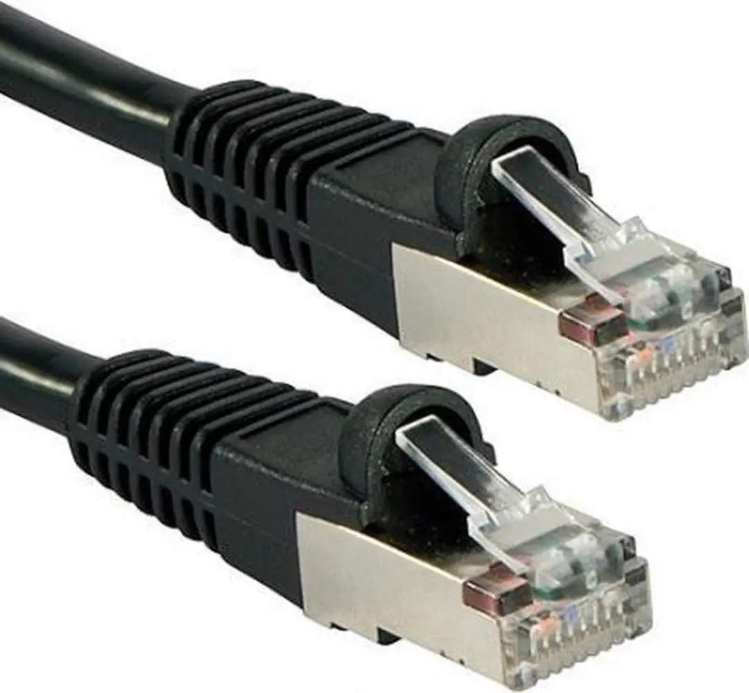 Lindy 47179 CAT 6A S/FTP Netwerkkabel 2m - Zwart