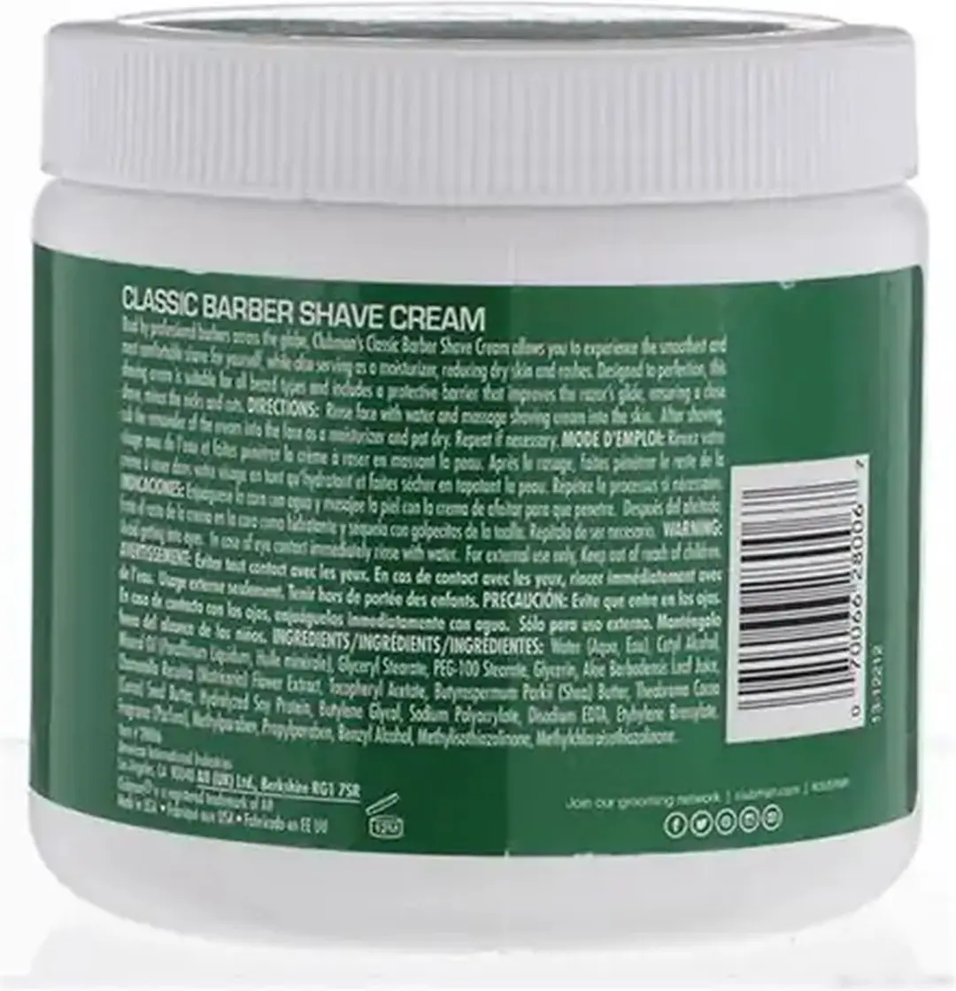 Clubman Pinaud Classic Barber Scheercrème 474ml