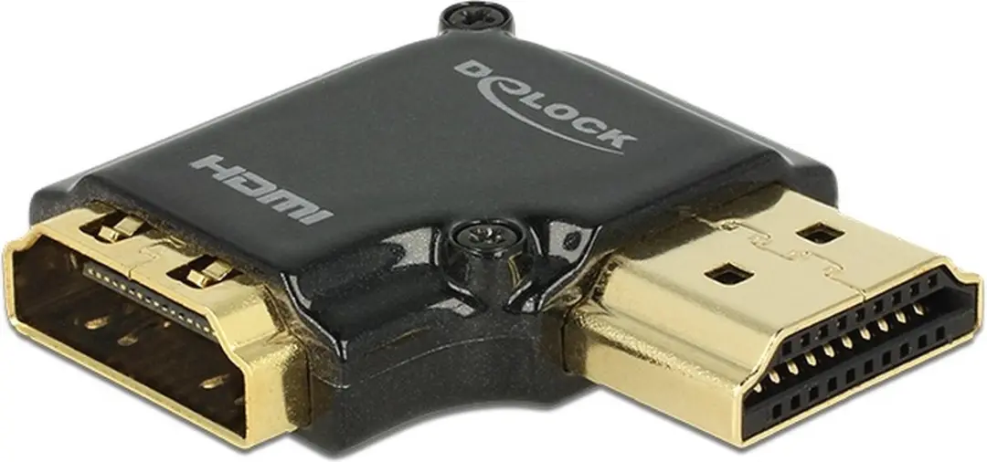 Delock HDMI Adapter 2.0 90° Links