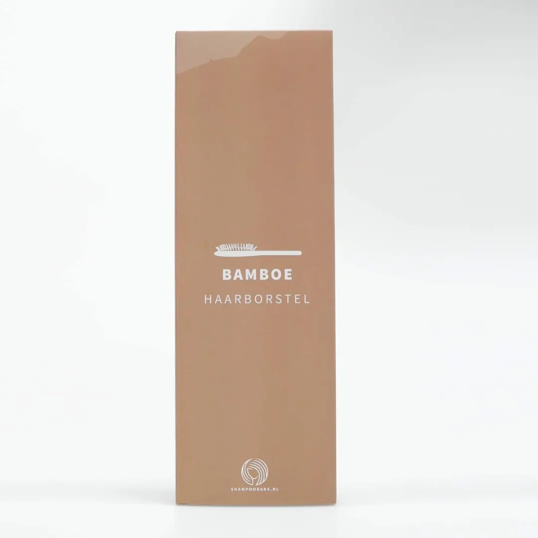 Shampoo Bars Bamboe Haarborstel - Plasticvrij