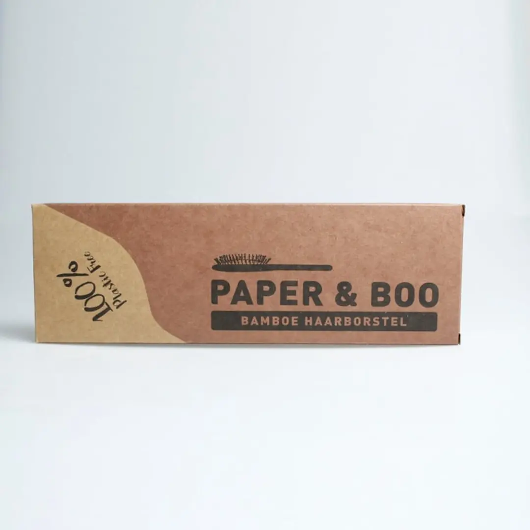 Shampoo Bars Bamboe Haarborstel - Plasticvrij