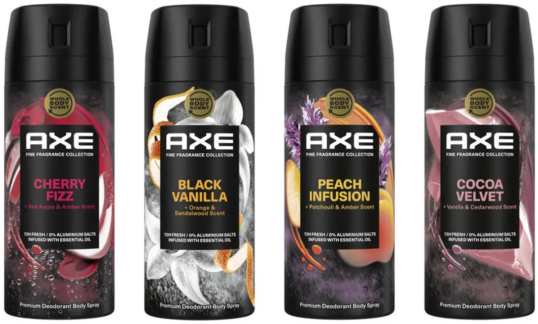 Axe Fine Collection Bodyspray 4x150ml