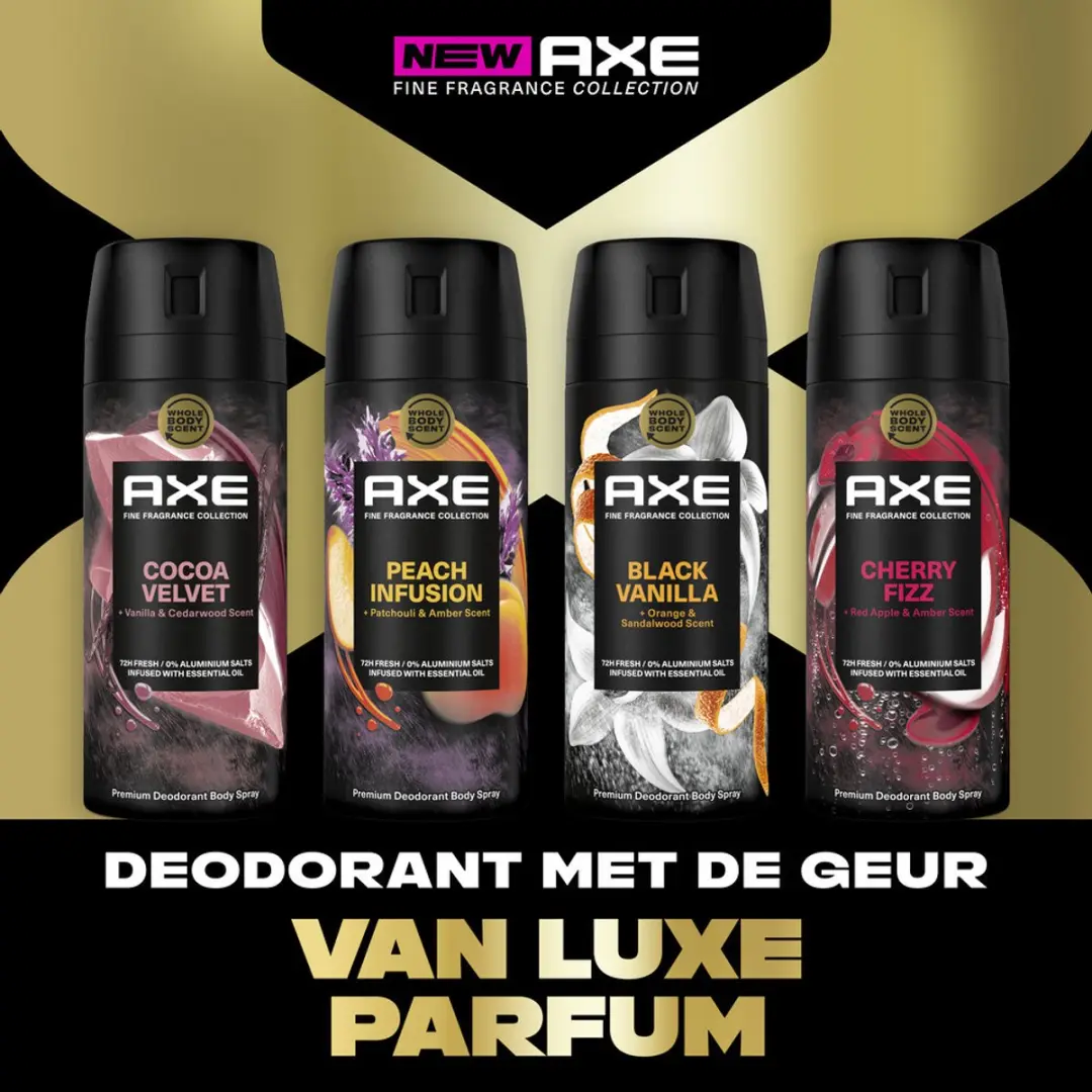 Axe Fine Collection Bodyspray 4x150ml