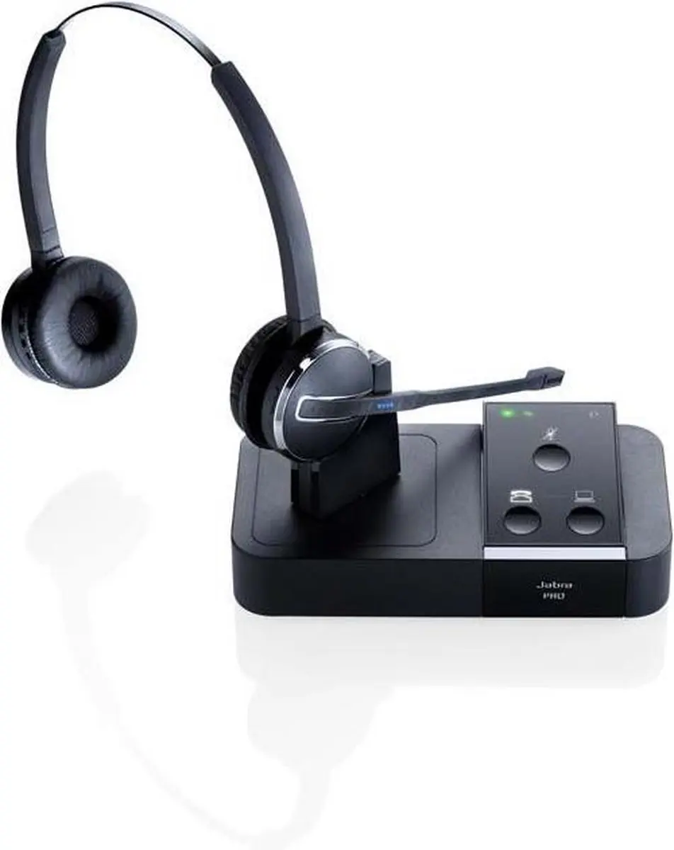 Jabra PRO 9450 Duo Headset - Zwart - afbeelding 3 van 4