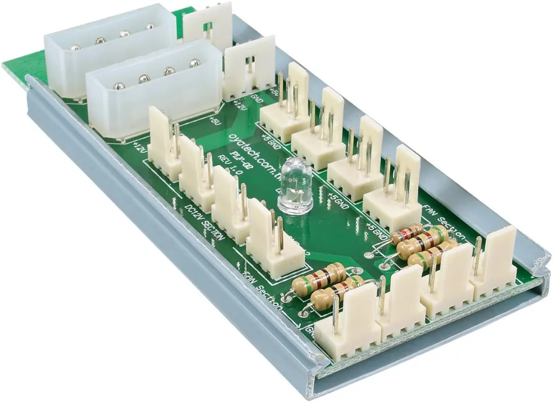 InLine® Multi-poort paneel, voor 12 ventilatoren