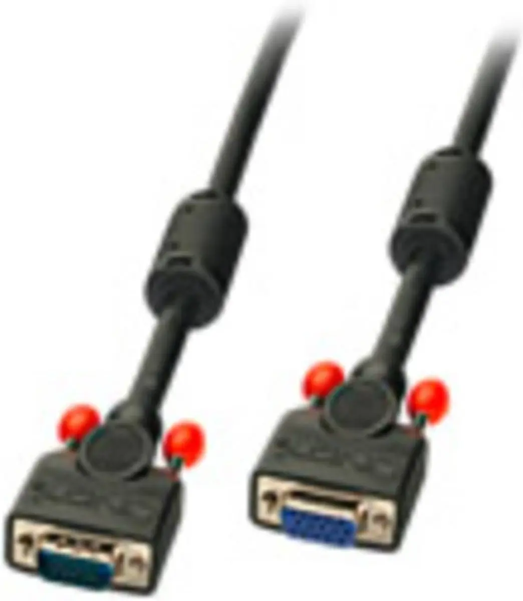 Lindy 36391 VGA Verlengkabel 15-polig - 0,5m - Zwart - afbeelding 6 van 6