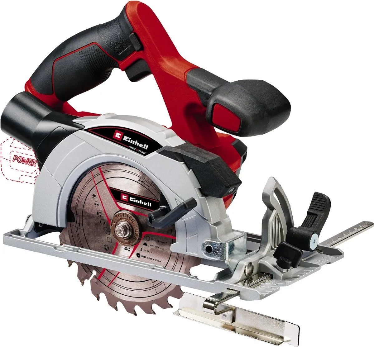 Einhell TE-CS 18/150 Li Solo Accu Cirkelzaag - 18V - Ø150mm