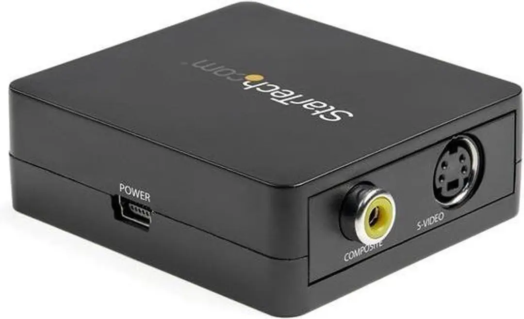 Startech KD20519 VGA naar RCA/S-Video Converter - Zwart