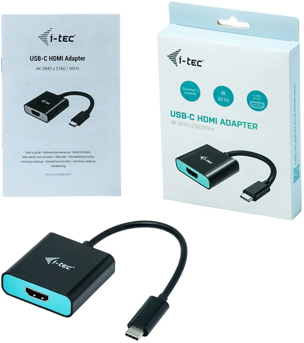 I-tec USB C naar HDMI Adapter C31HDMI60HZP