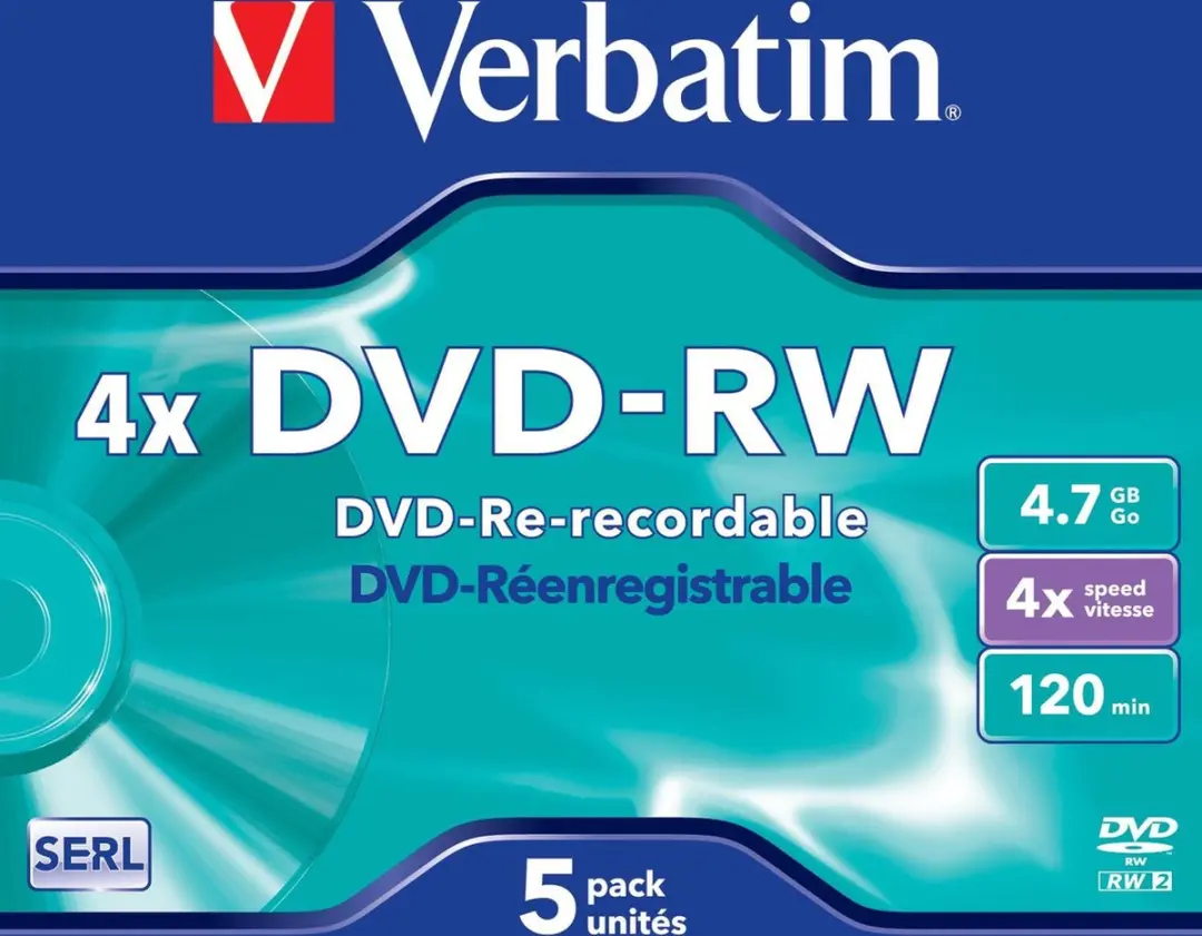 Verbatim 43285 DVD-RW 4.7GB