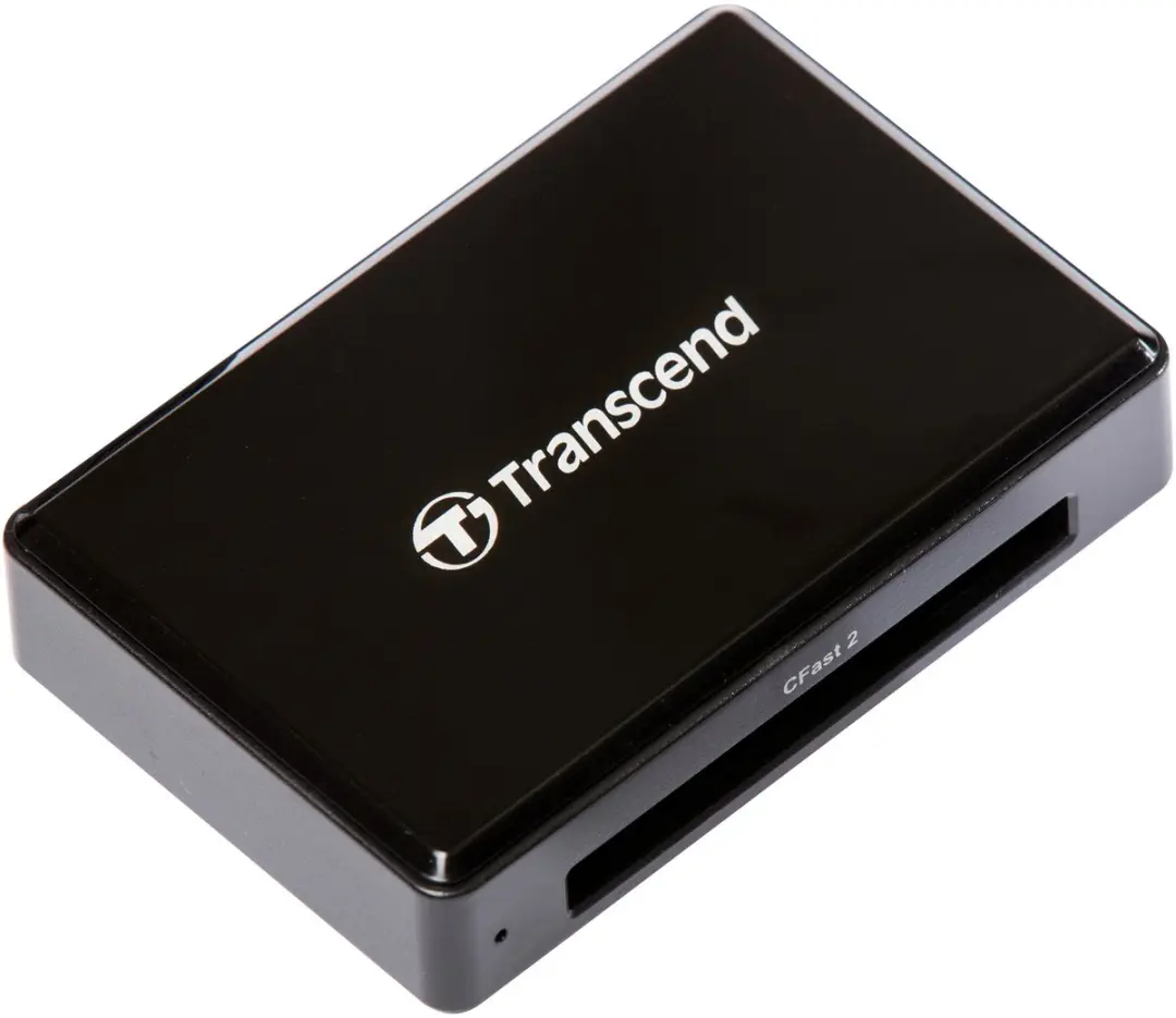 Transcend TS-RDF2 Externe Geheugenkaartlezer - USB-A 3.1 Gen 1 - Zwart