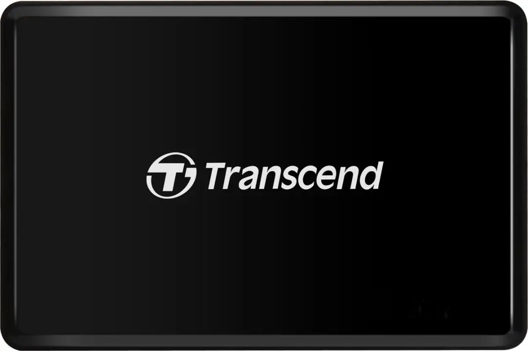 Transcend TS-RDF2 Externe Geheugenkaartlezer - USB-A 3.1 Gen 1 - Zwart