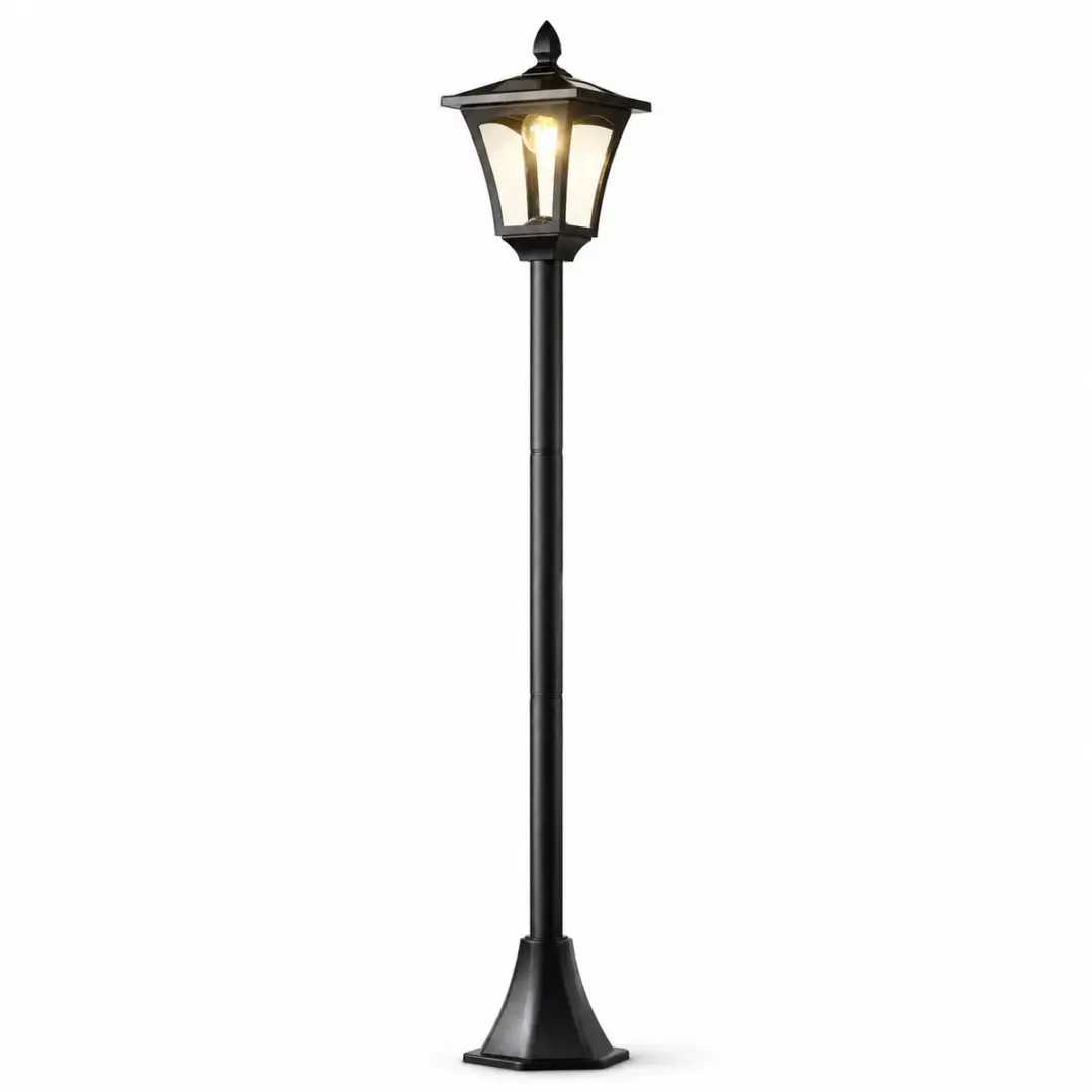 ECTEATOY Solar Tuinverlichting Staande Buitenlamp