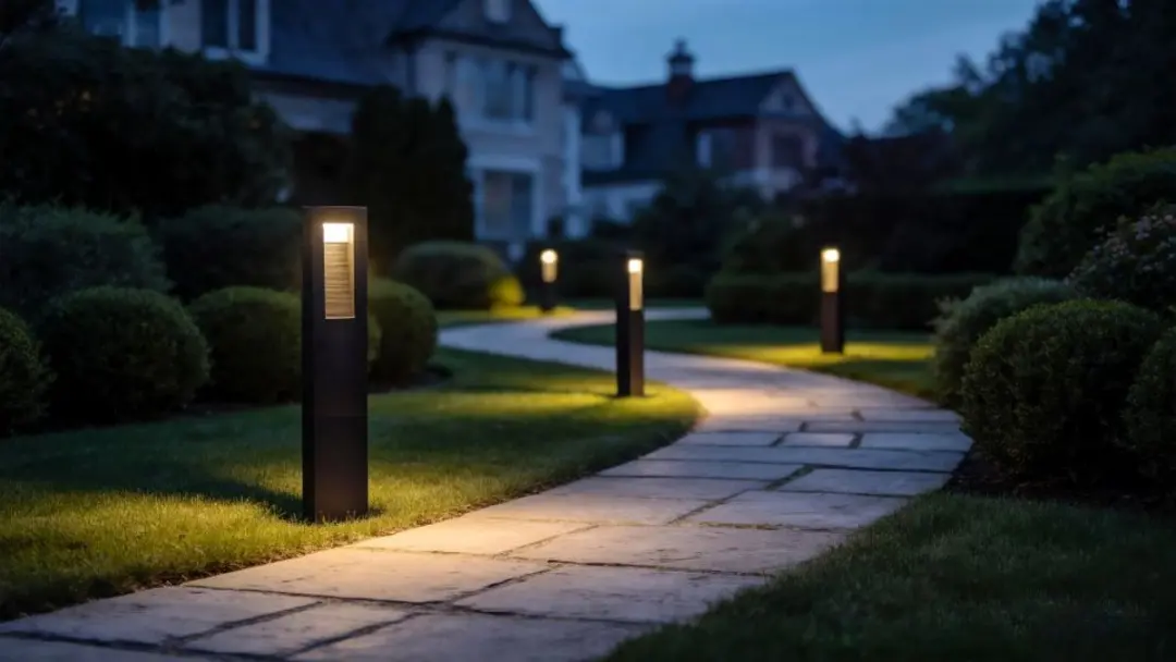 Lutec Arteo Paallamp Buiten - 800 Lumen IP65 - Zwart Grijs