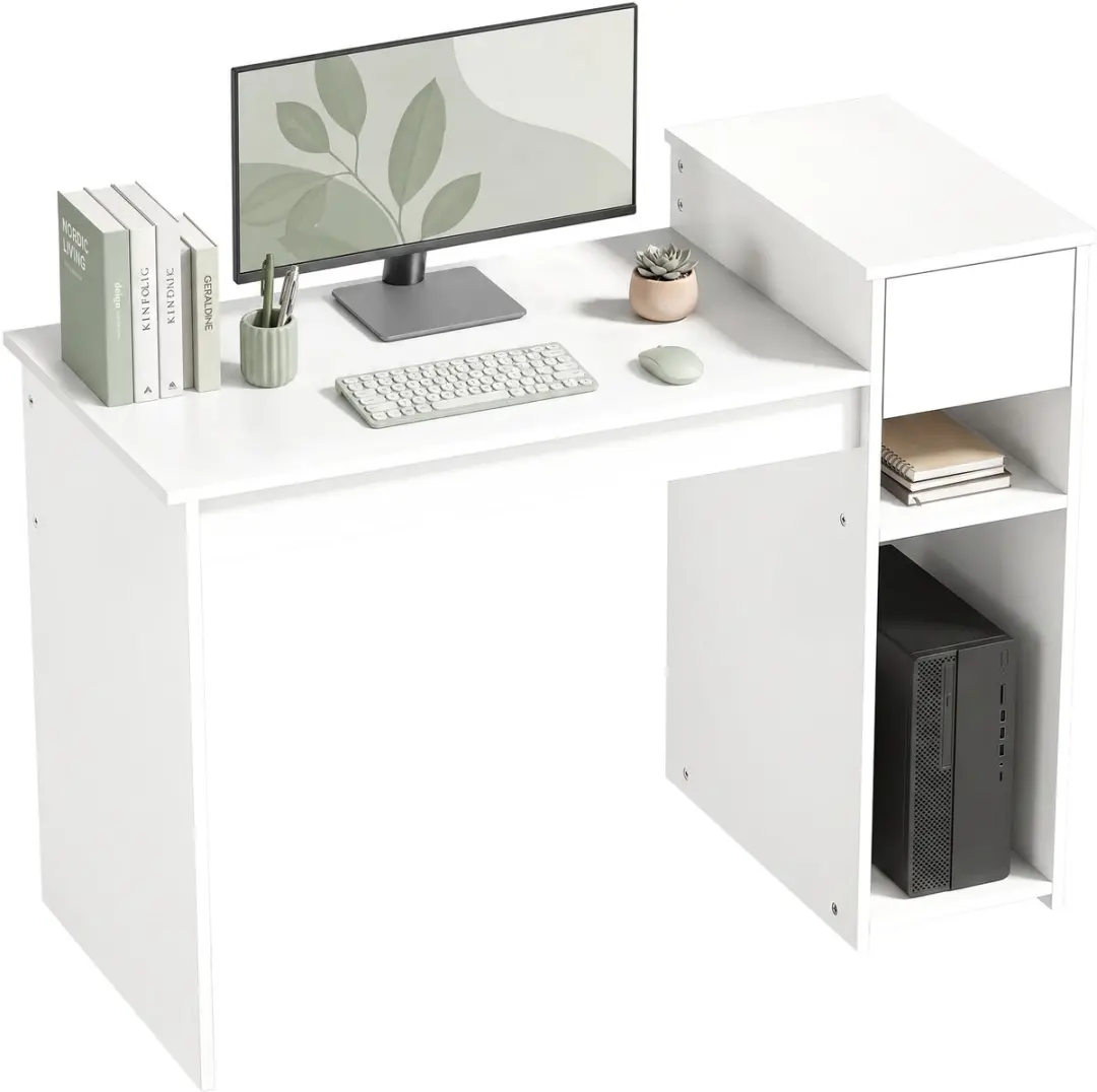 ECTEATOY Bureau met CPU-houder 108x50x82cm