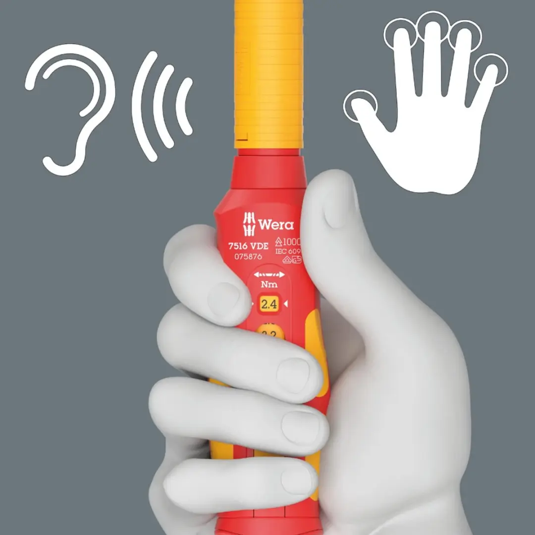 Wera 7516 VDE Momentschroevendraaier 2.4-4 Nm