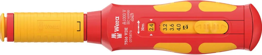 Wera 7516 VDE Momentschroevendraaier 2.4-4 Nm