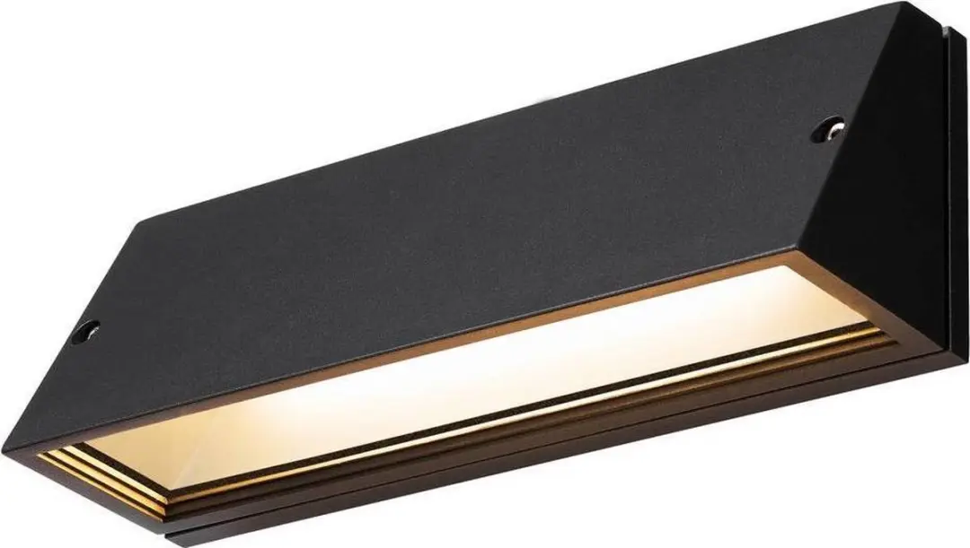 SLV Pema Buiten Wandlamp 16W - Zwart