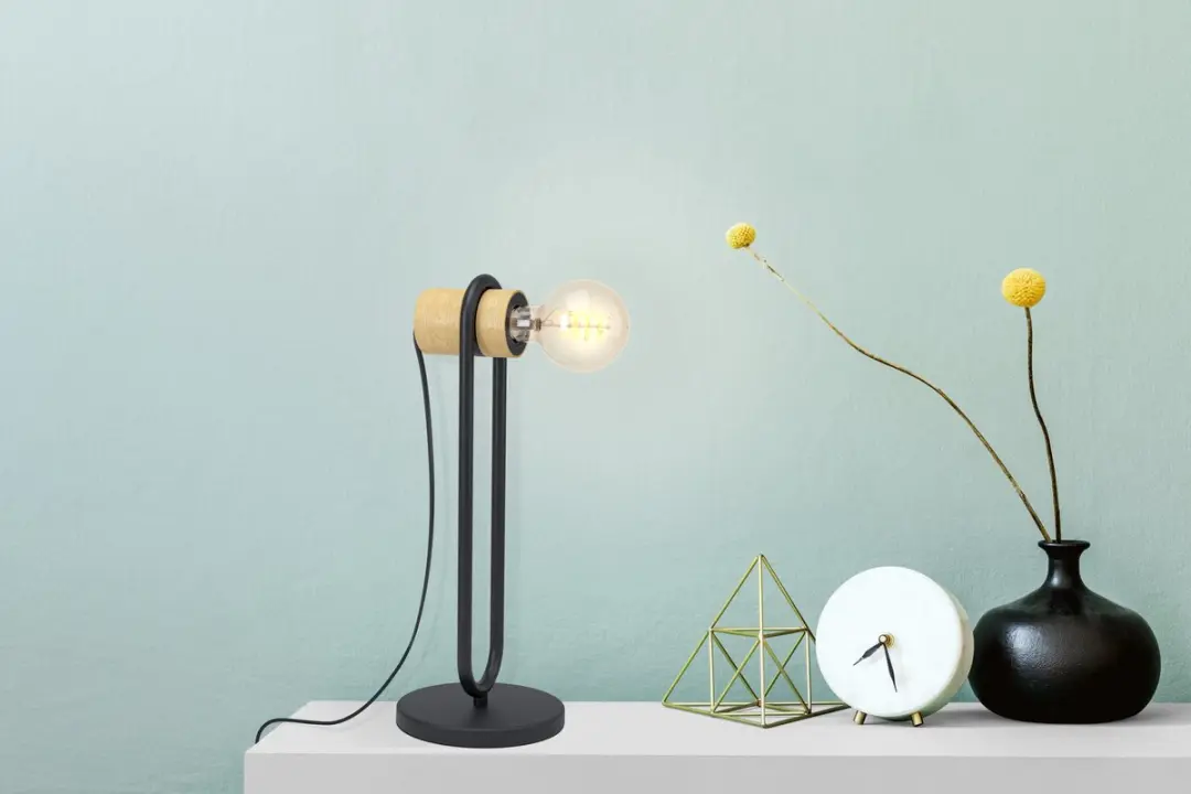 Eglo Chieveley Tafellamp 8,5 cm - Zwart - afbeelding 6 van 6