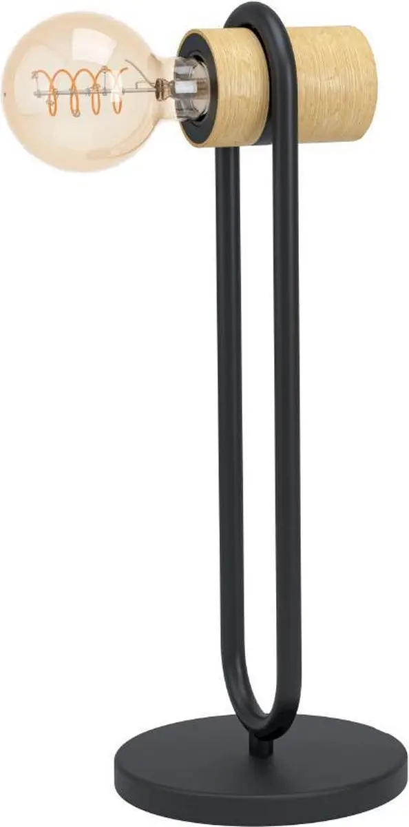 Eglo Chieveley Tafellamp 8,5 cm - Zwart - afbeelding 3 van 6