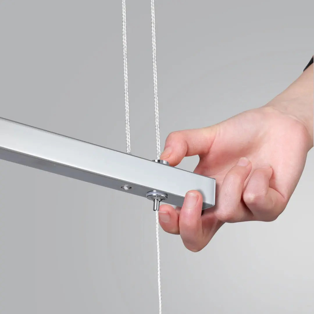 Monzana Sammvaer LED Hanglamp - 3000K - Satijn Nikkel