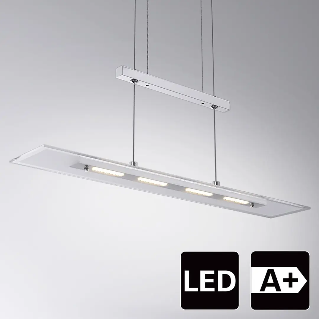 Monzana Sammvaer LED Hanglamp - 3000K - Satijn Nikkel
