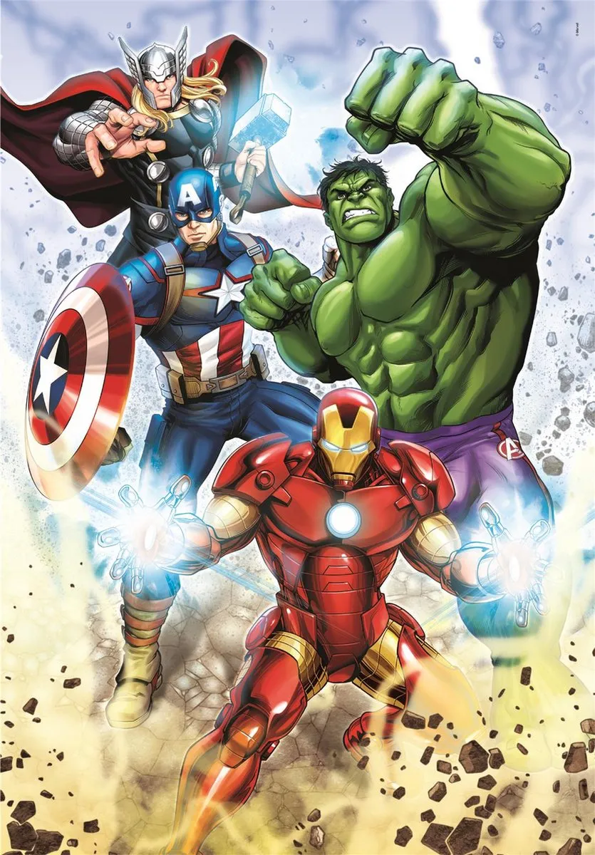 Clementoni Marvel Avengers Puzzel 60 Stukjes - Multicolor