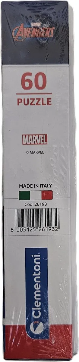Clementoni Marvel Avengers Puzzel 60 Stukjes - Multicolor