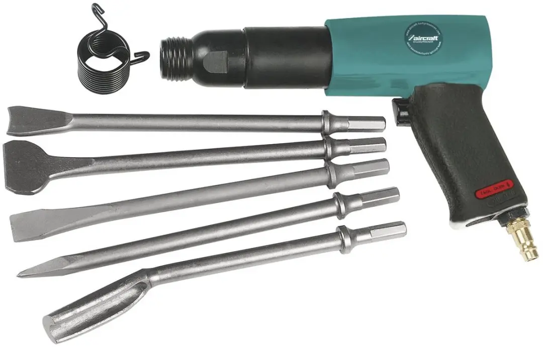 HBM Pneumatische Hakhamerset - 5 Beitelvarianten