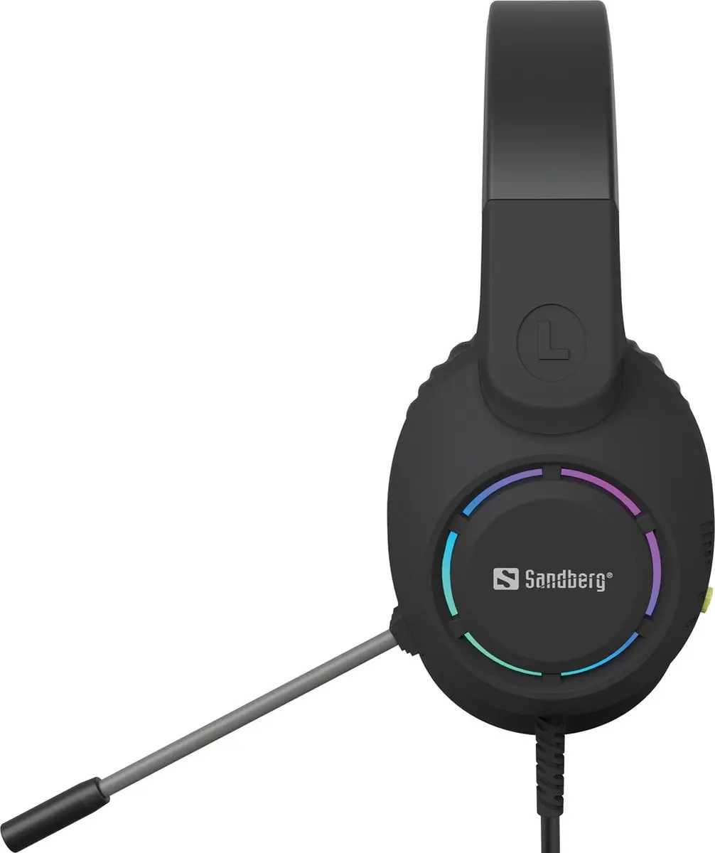 Sandberg 126-49 BossBlaster Gaming Headset - USB - Zwart - afbeelding 6 van 6