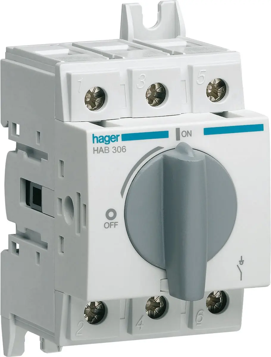 Hager HAB306 Lastscheider 3P 63A