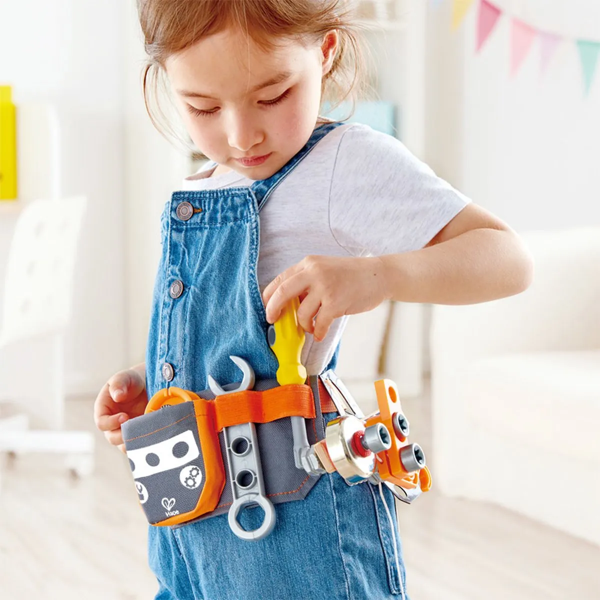 Hape Wetenschappelijke Gereedschapsriem E3035 - 19-delig - Veelkleurig