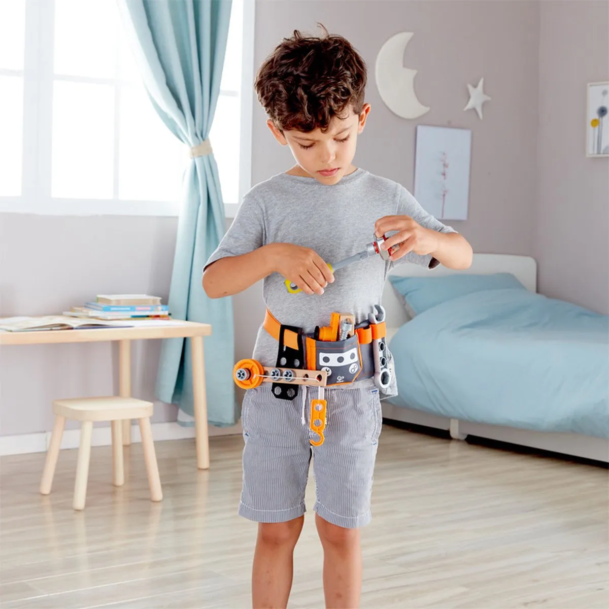 Hape Wetenschappelijke Gereedschapsriem E3035 - 19-delig - Veelkleurig - afbeelding 6 van 6