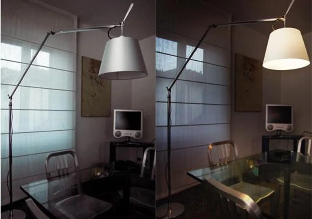 Artemide Tolomeo Mega Vloerlamp - 150W - Satijn Grijs